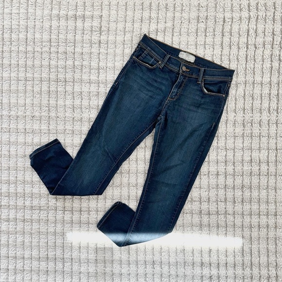 Free People Dark Wash Skinny Jeans - Picture 2 of 4